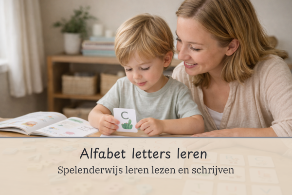Alfabet letters leren Spelenderwijs leren lezen en schrijven
