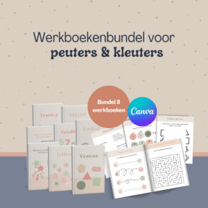 werkboek, werkbladen, peuter kleuter, montessori, educatief, lesmateriaal