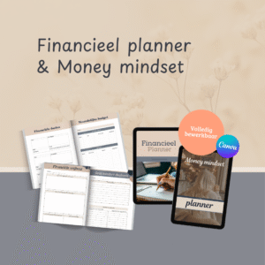 Money Mindset Planner, planner, canva, bewerkbaar, templates, branding en design