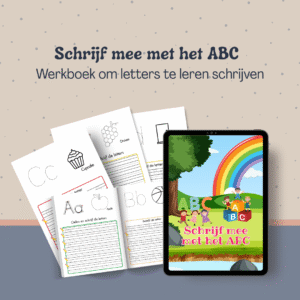 abc leren schrijven, lijnen tracing, flashcards