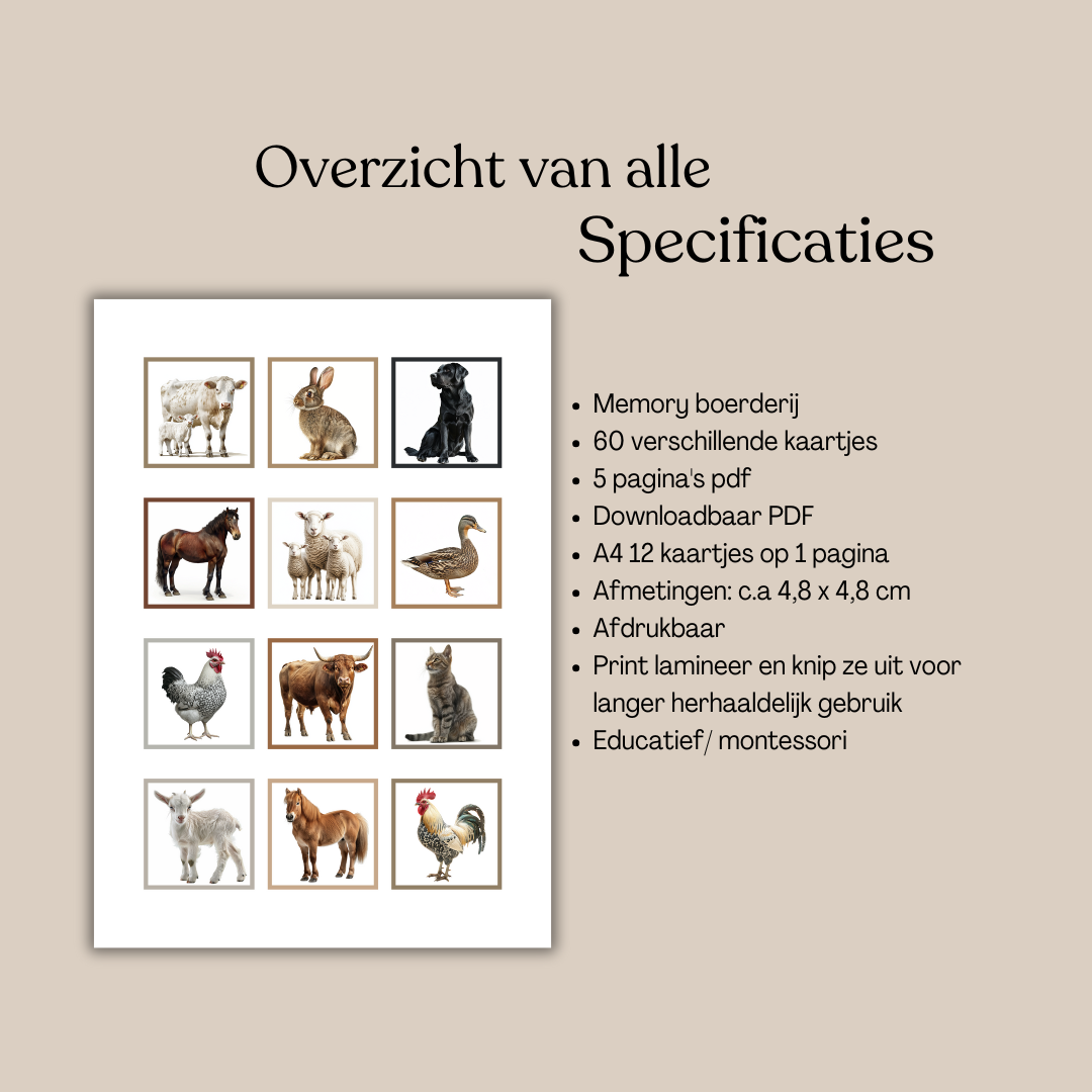 Boerderij memory - Afbeelding 2