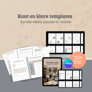 Sociale media planner,canva, templates, branding en design