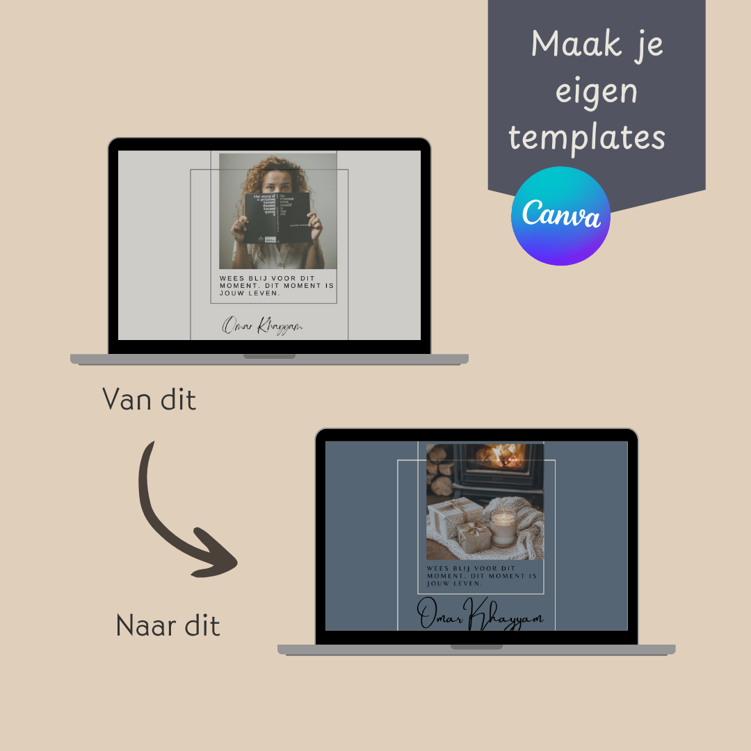 Sociale media templates, canva, branding en design