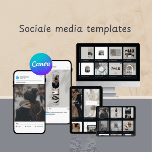 Sociale media templates, canva, branding en design