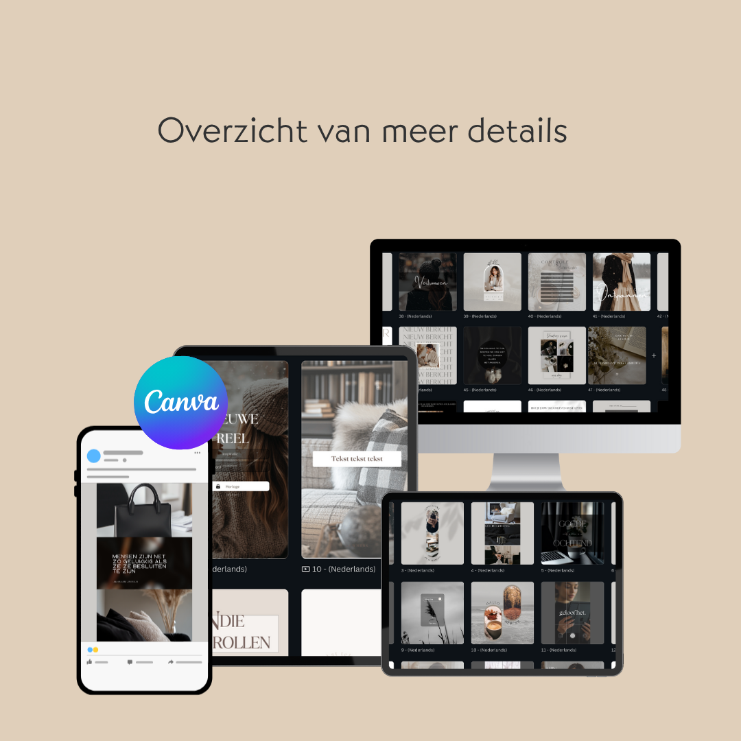 Sociale media templates, canva, branding en design