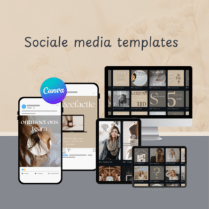 Sociale media templates, canva, branding en design