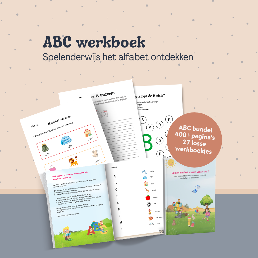 ABC, Letters, leren schrijven, lijnen tracing, Braning & design, canva, Virtueel assistent, branding en design, templates,sociale media beheer, blogs, digitale producten, templates,