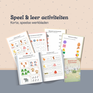 speel en leer activiteiten, werkboek, werkbladen voor peuters en kleuters, educatief montessori