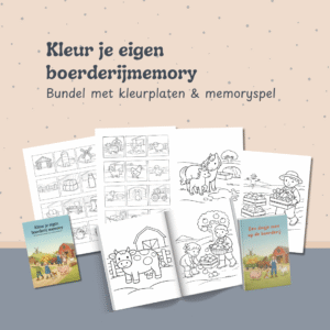 Bundel met kleurplaten & memoryspel