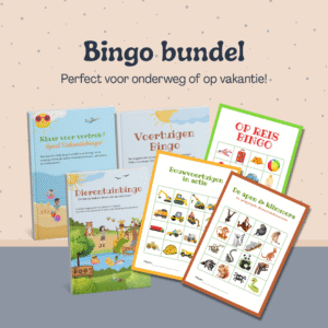 Bingo bundel, spel, peuter, kleuter, bingo, educatief, monteren