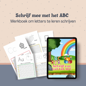 abc leren schrijven, lijnen tracing, flashcards